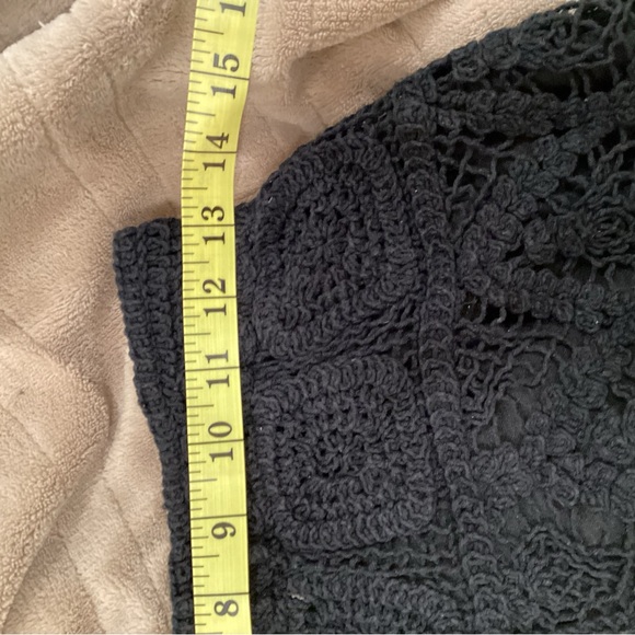Surf Gypsy Black High Waist Crochet Shorts - Picture 6 of 8